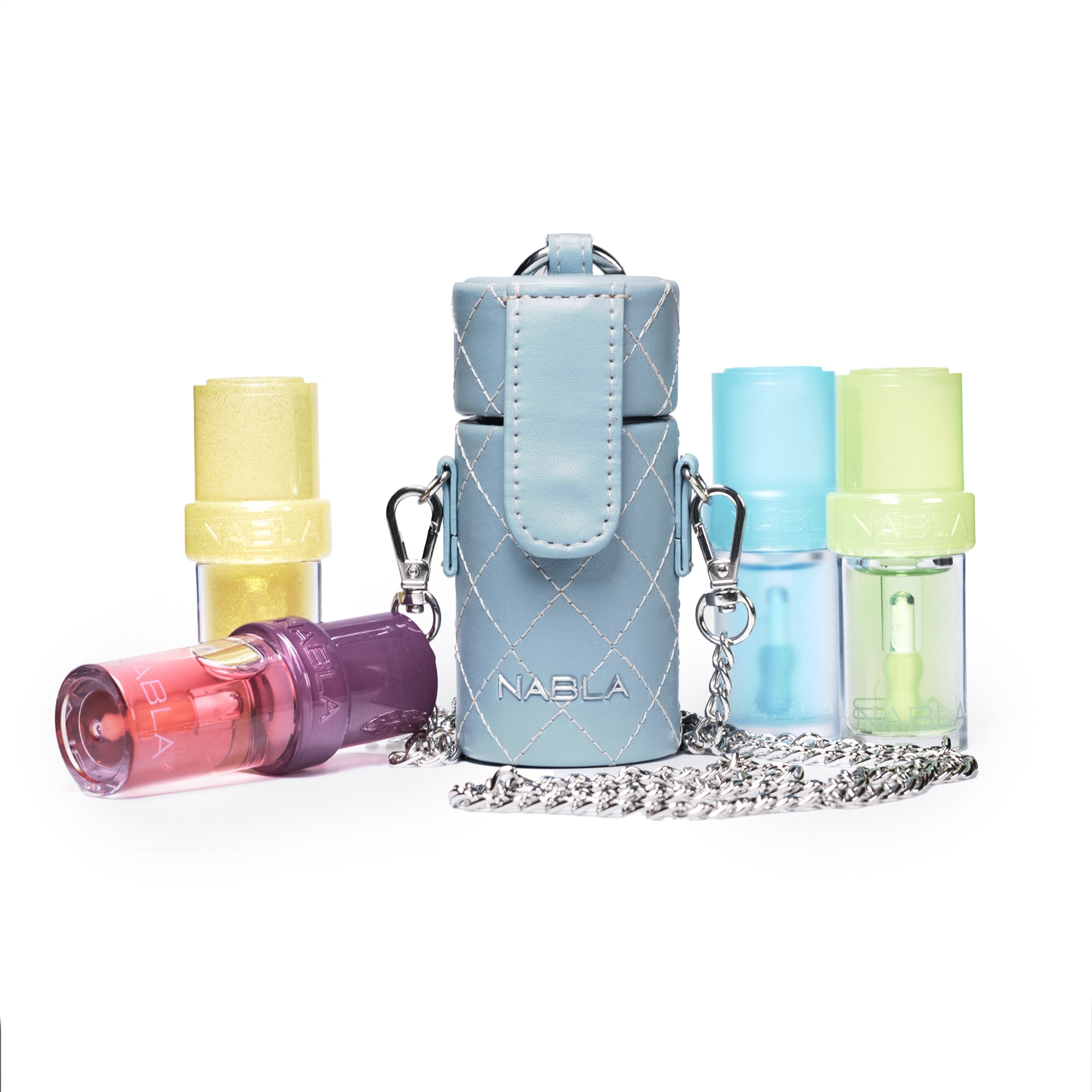 nabla-cosmetics-fruity-summer-lip-candy-oil-set-set-4-oli-labbra-sticker-e-chain image 2