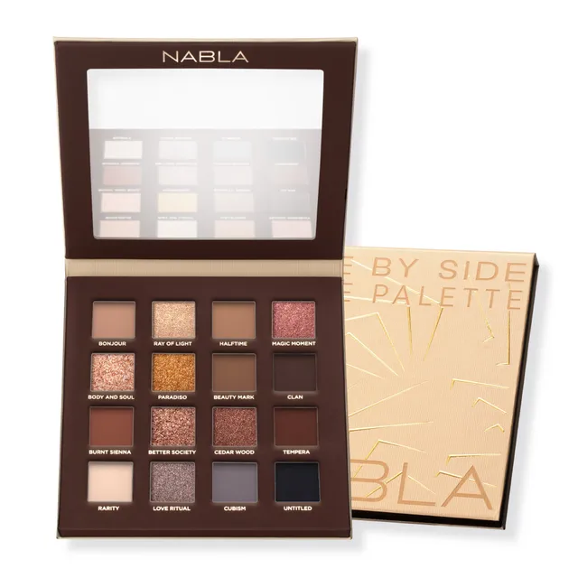 nabla-cosmetics-side-by-side-nude-palette-palette-16-ombretti-neutri image 1
