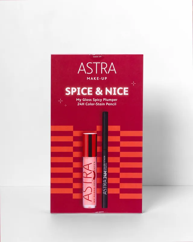astra-make-up-spice-nice-set-gloss-volumizzante-matita-occhi-nera image 1