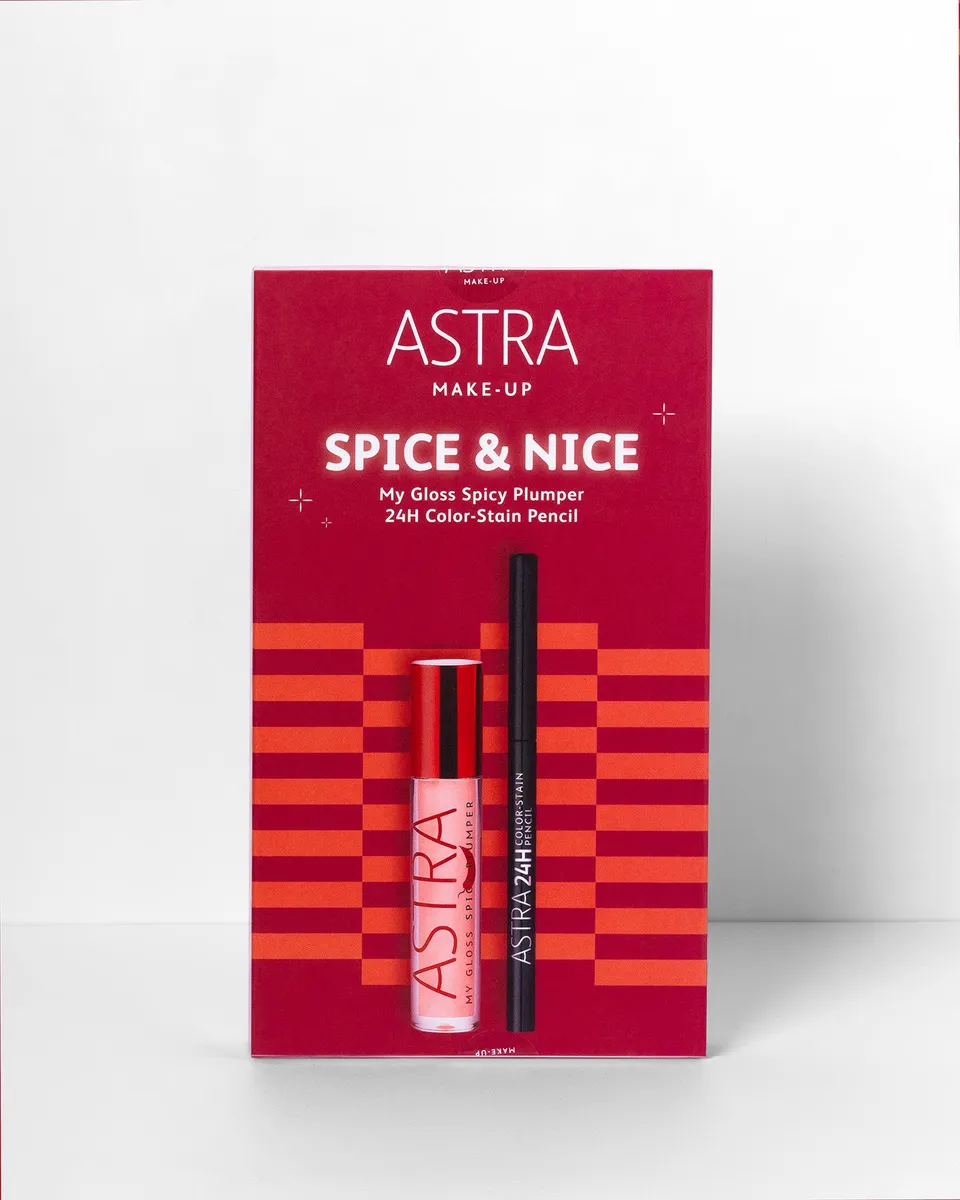 astra-make-up-spice-nice-set-gloss-volumizzante-matita-occhi-nera image 1