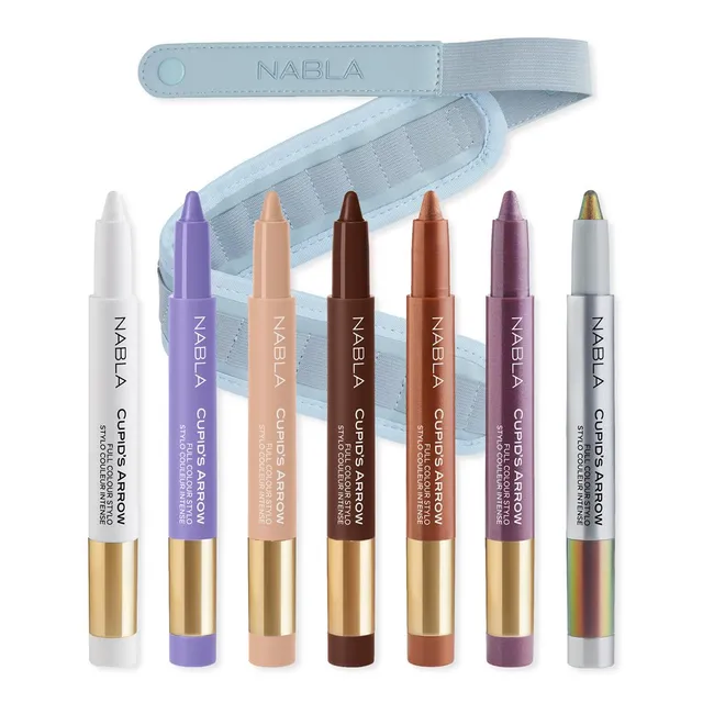 nabla-cosmetics-cupid-s-arrow-extension-set-kit-7-matite-occhi-matte-shine image 1