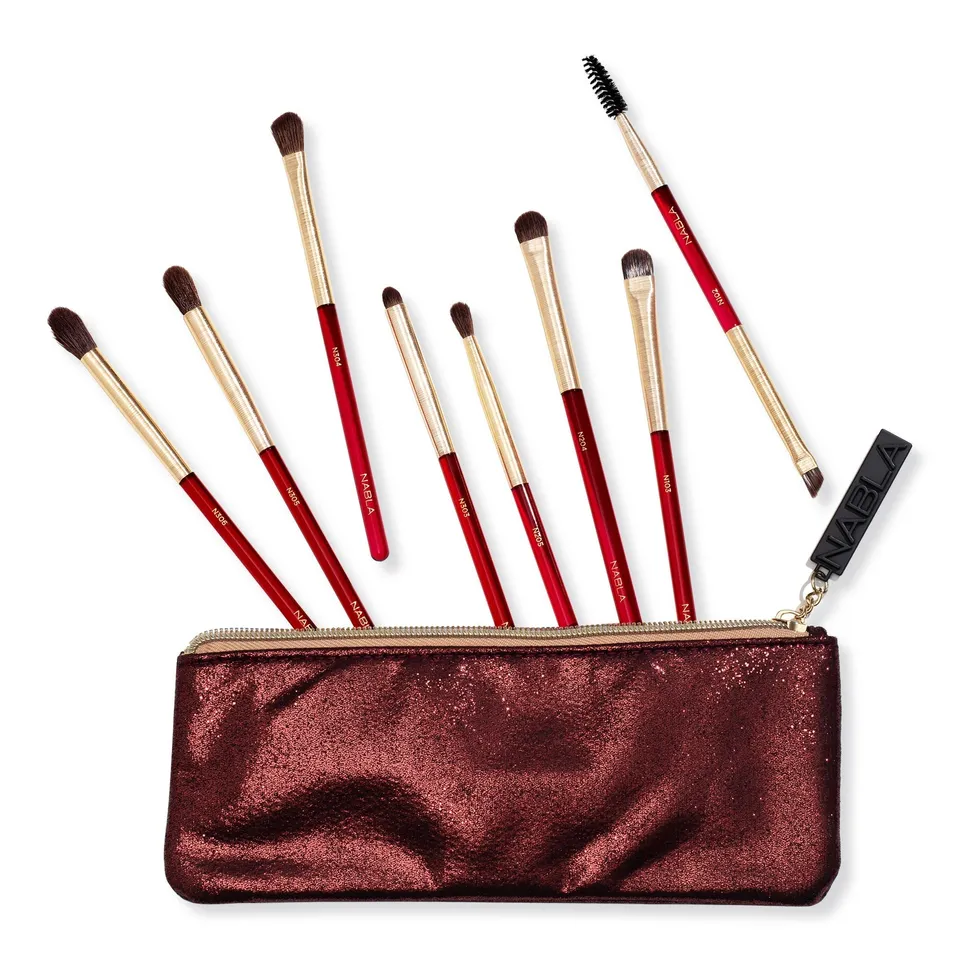 nabla-cosmetics-ruby-complete-eye-brush-set-8-pennelli-occhi image 1