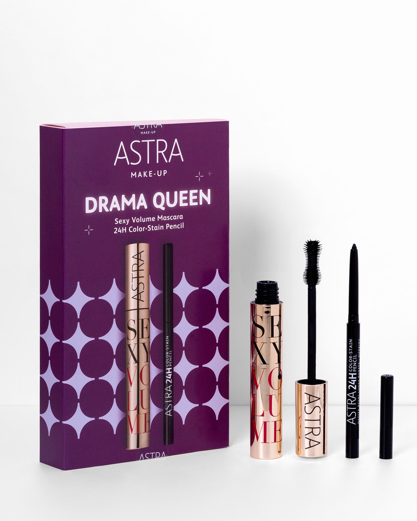 astra-make-up-drama-queen-box-duo-mascara-sexy-volume-matita-occhi-24h-color-sta image 2