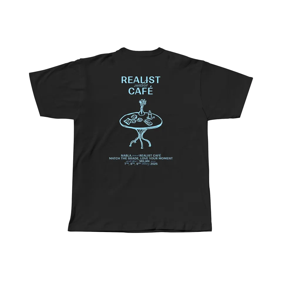nabla-cosmetics-realist-caf-t-shirt-maglietta-in-cotone-unisex image 1