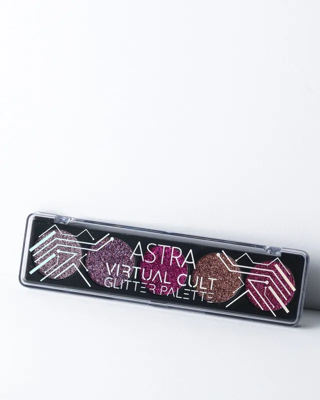astra-make-up-virtual-cult-palette-occhi-glitter-pressati-5-colori image 1