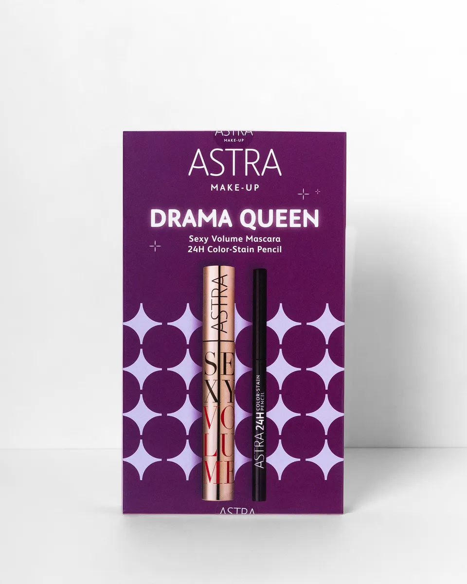 astra-make-up-drama-queen-box-duo-mascara-sexy-volume-matita-occhi-24h-color-sta image 1