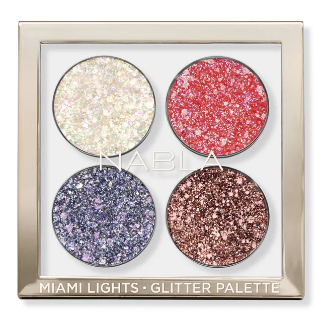 nabla-cosmetics-miami-lights-glitter-palette-quad-glitter image 1