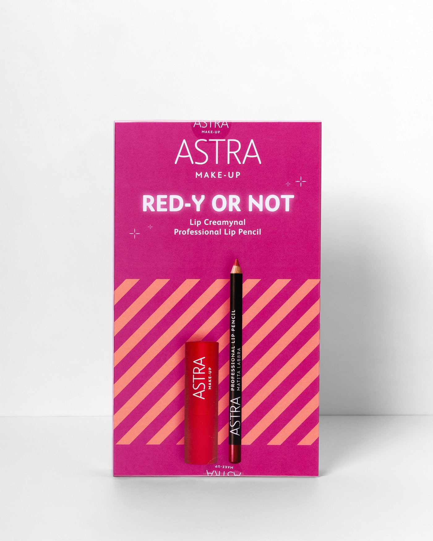 astra-make-up-box-red-y-or-not-duo-rossetto-matita-labbra-rosso image 1
