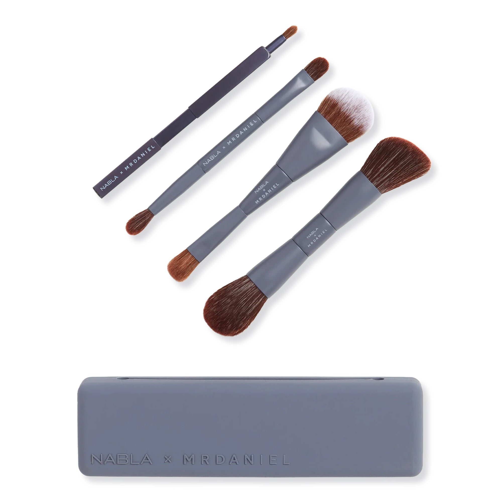 nabla-cosmetics-x-mrdaniel-brush-clutch-set-pennelli-compatto image 1