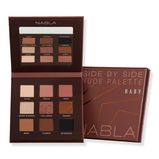 nabla-cosmetics-side-by-side-nude-palette-baby-palette-9-ombretti-nude image 1