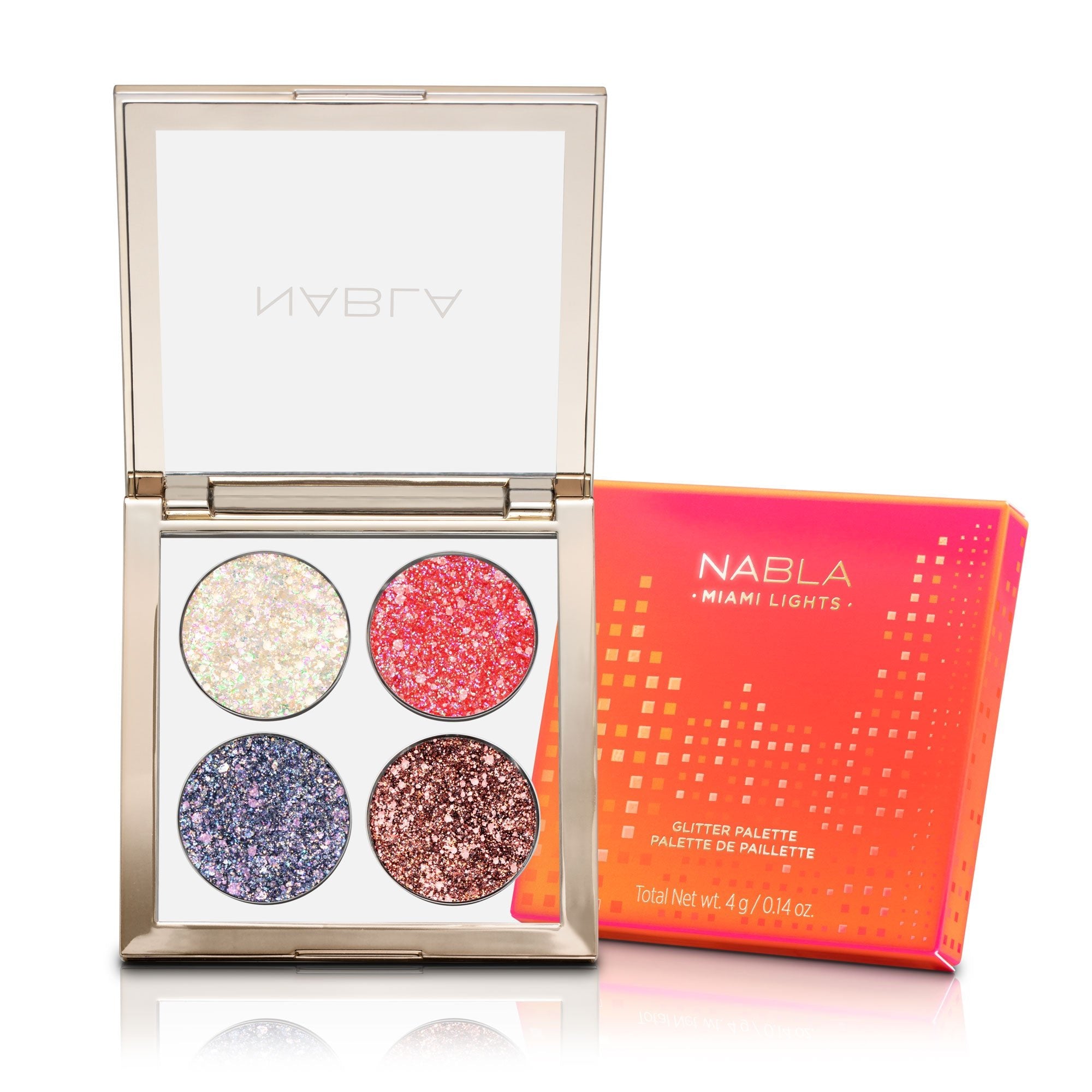 nabla-cosmetics-miami-lights-glitter-palette-quad-glitter image 2