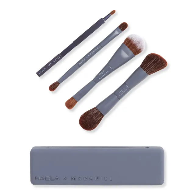 nabla-cosmetics-x-mrdaniel-brush-clutch-set-pennelli-compatto image 1