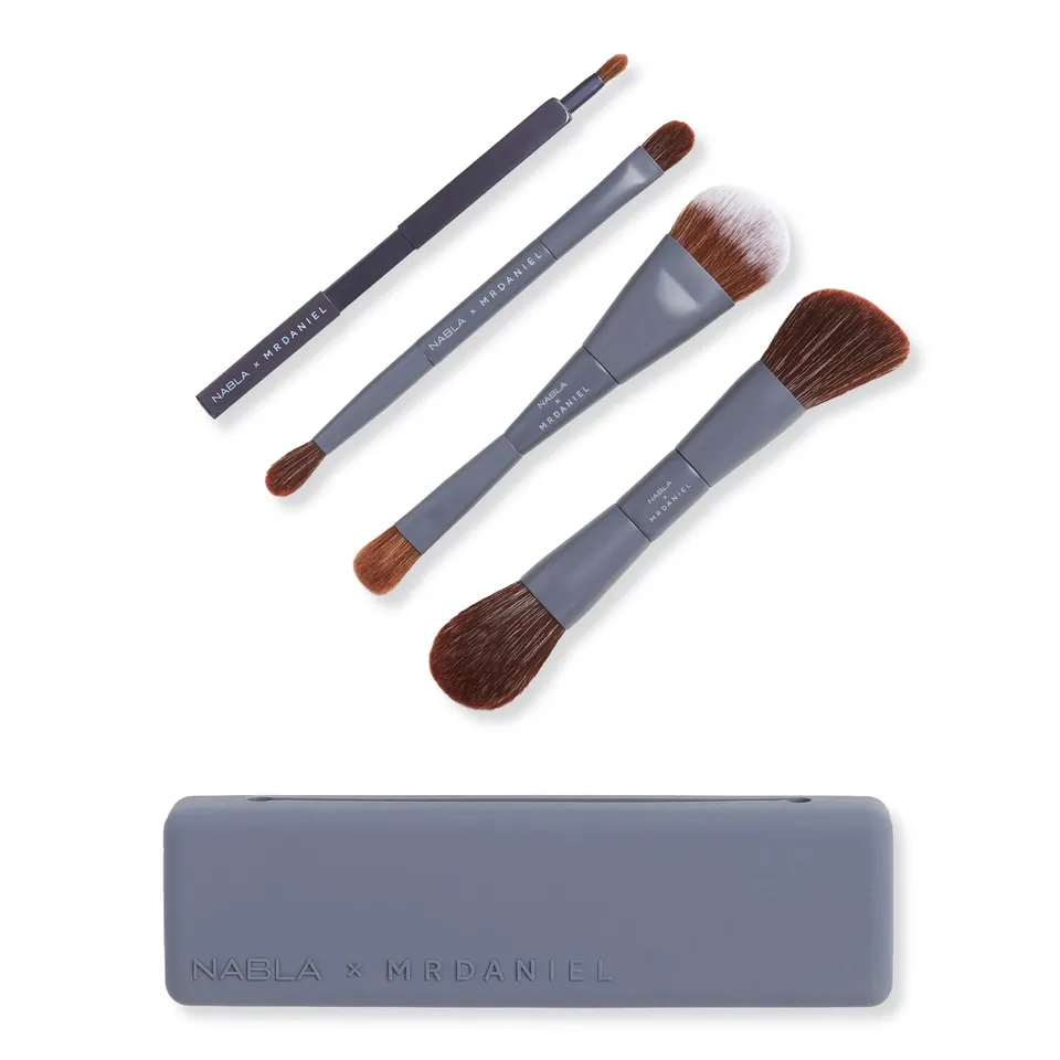nabla-cosmetics-x-mrdaniel-brush-clutch-set-pennelli-compatto image 1