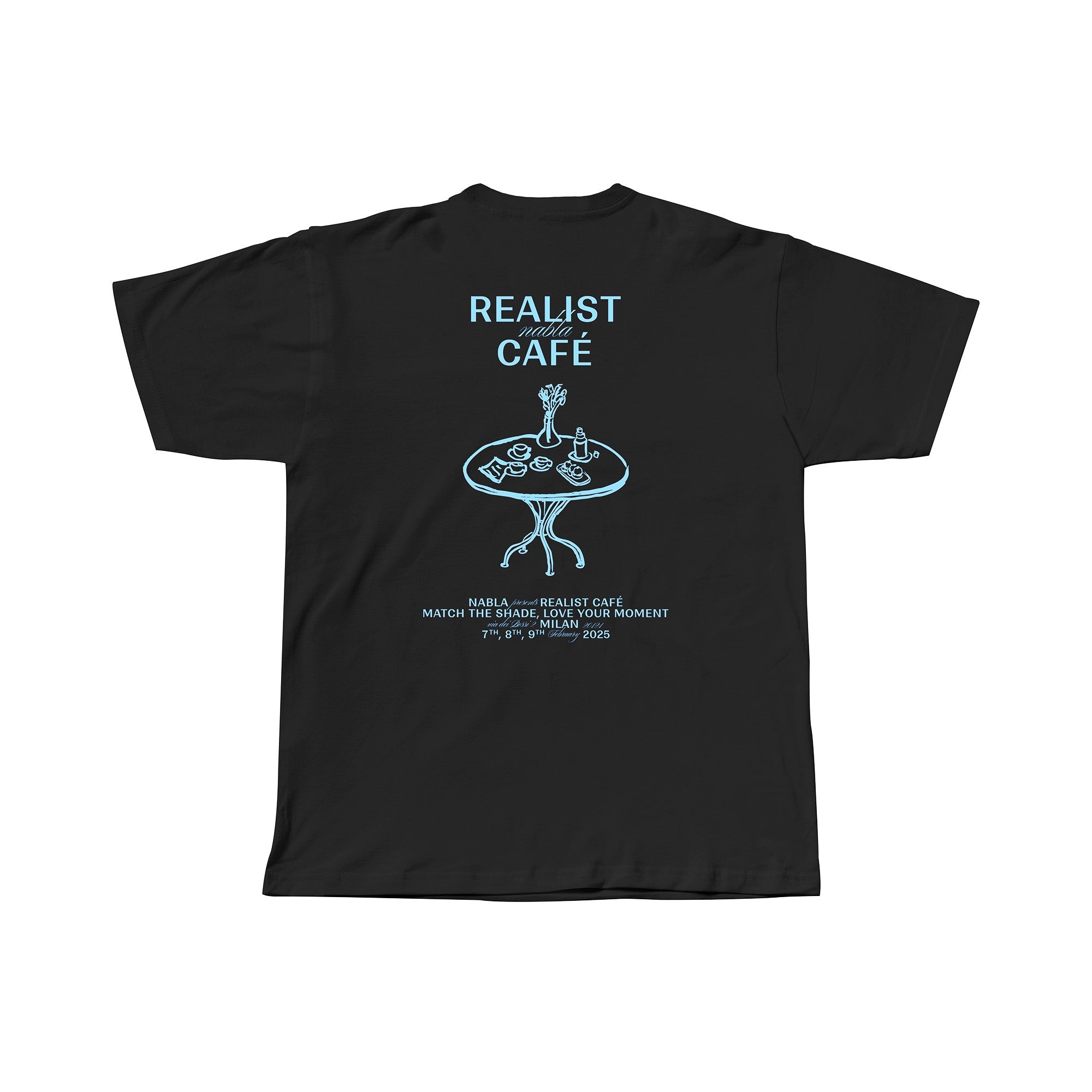 nabla-cosmetics-realist-caf-t-shirt-maglietta-in-cotone-unisex image 1