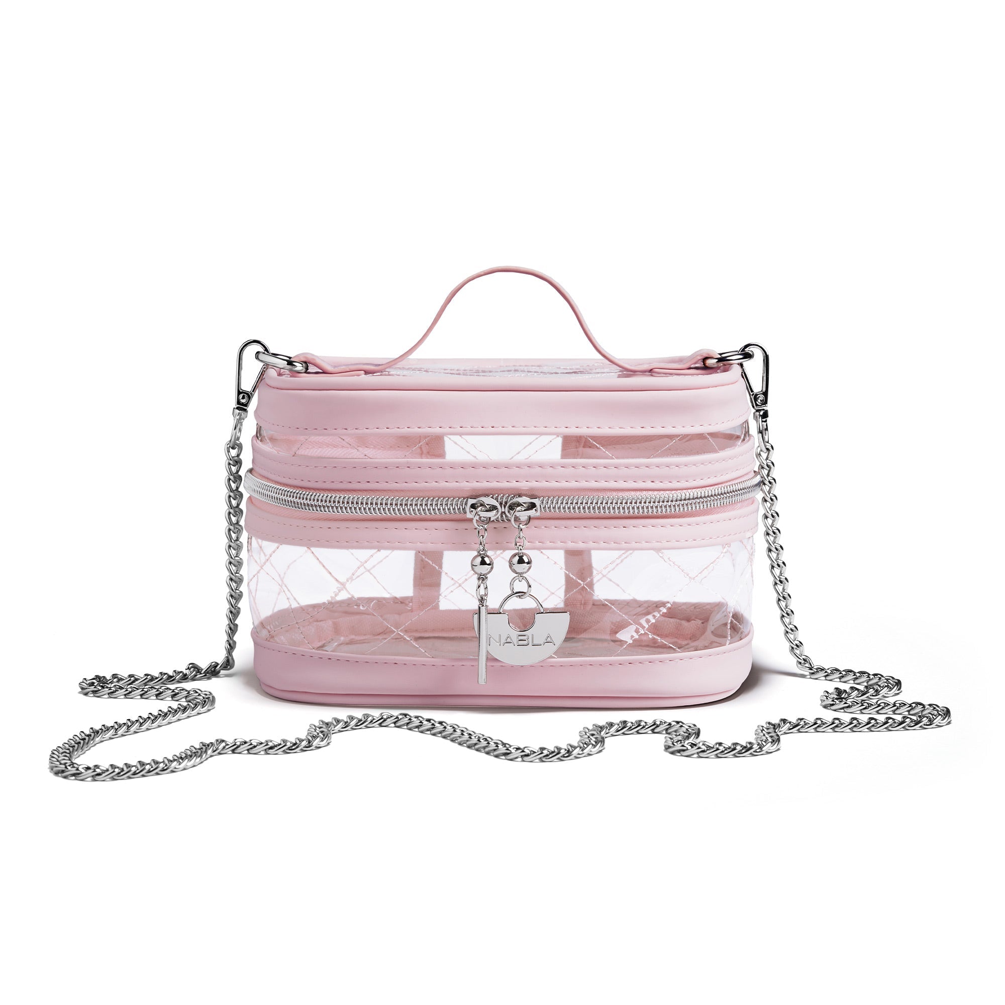 nabla-cosmetics-showcase-vanity-box-clip-on-pouch-pochette-trasparente-con-mosch image 2
